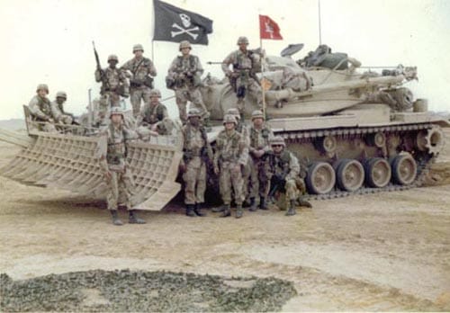 Leaders of “A” Company Veterans Of The First Engineer Battalion